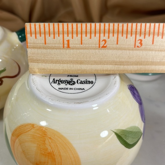 “EXCLUSIVELY YOURS” Porcelain Cream & Sugar Set from Argosy Casino - Picture 17 of 17